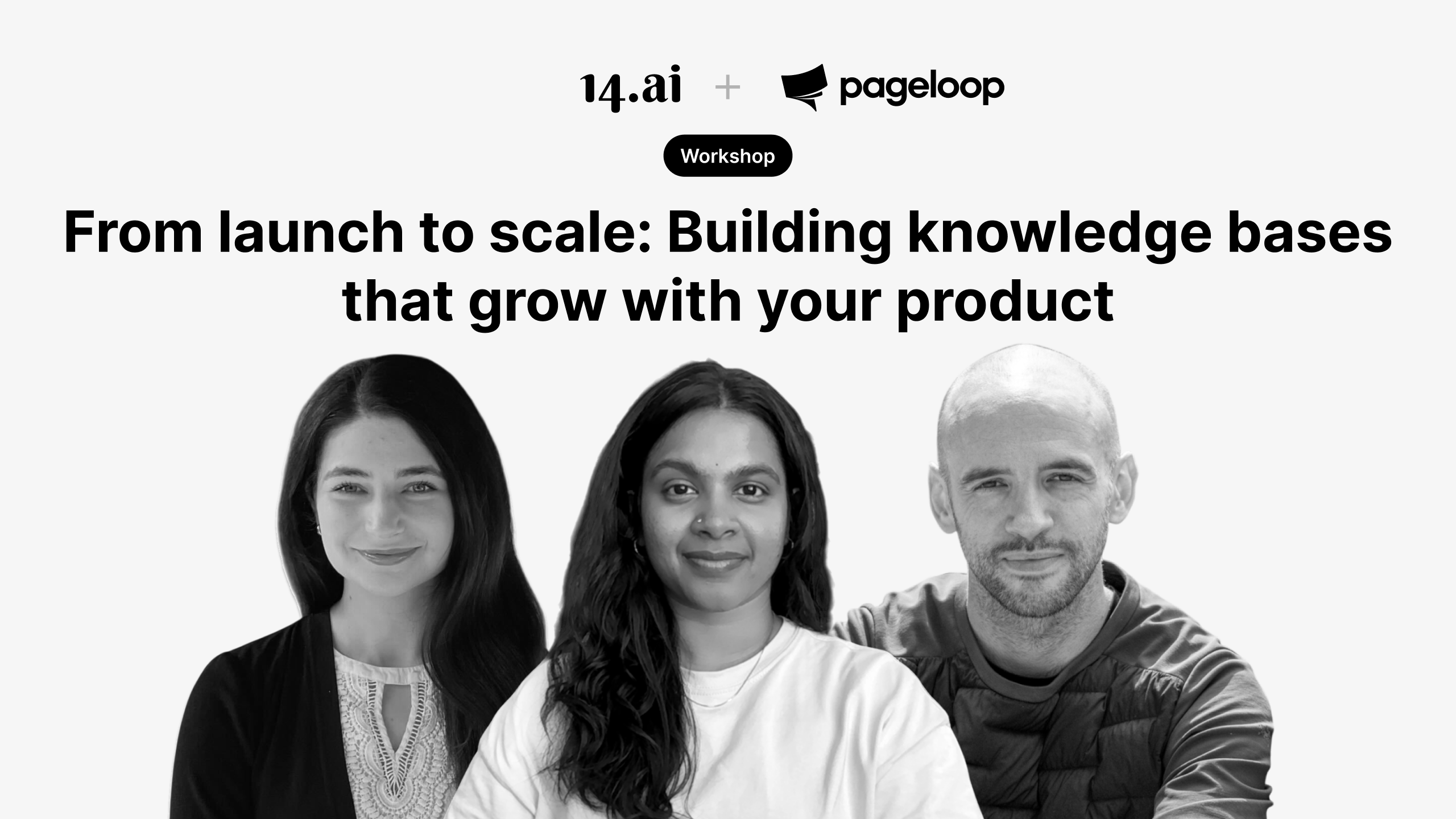 Announcing our next workshop: Building knowledge bases that grow with your product