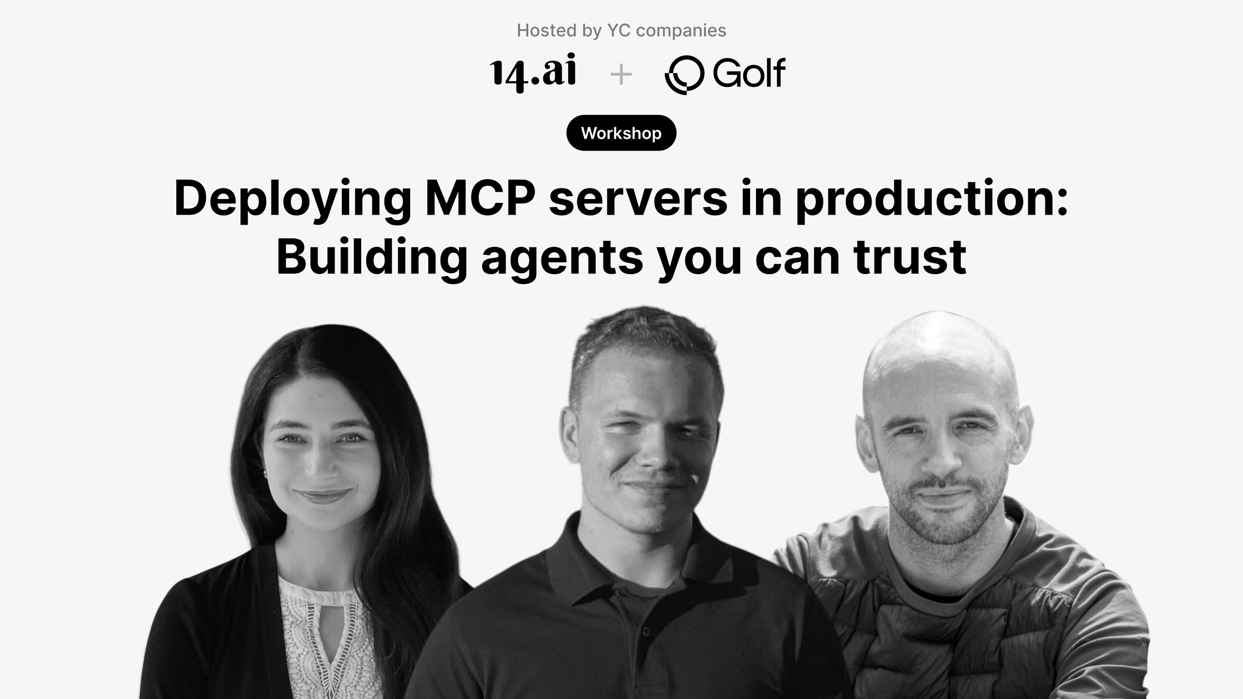 Announcing our next workshop: Building MCP agents that scale