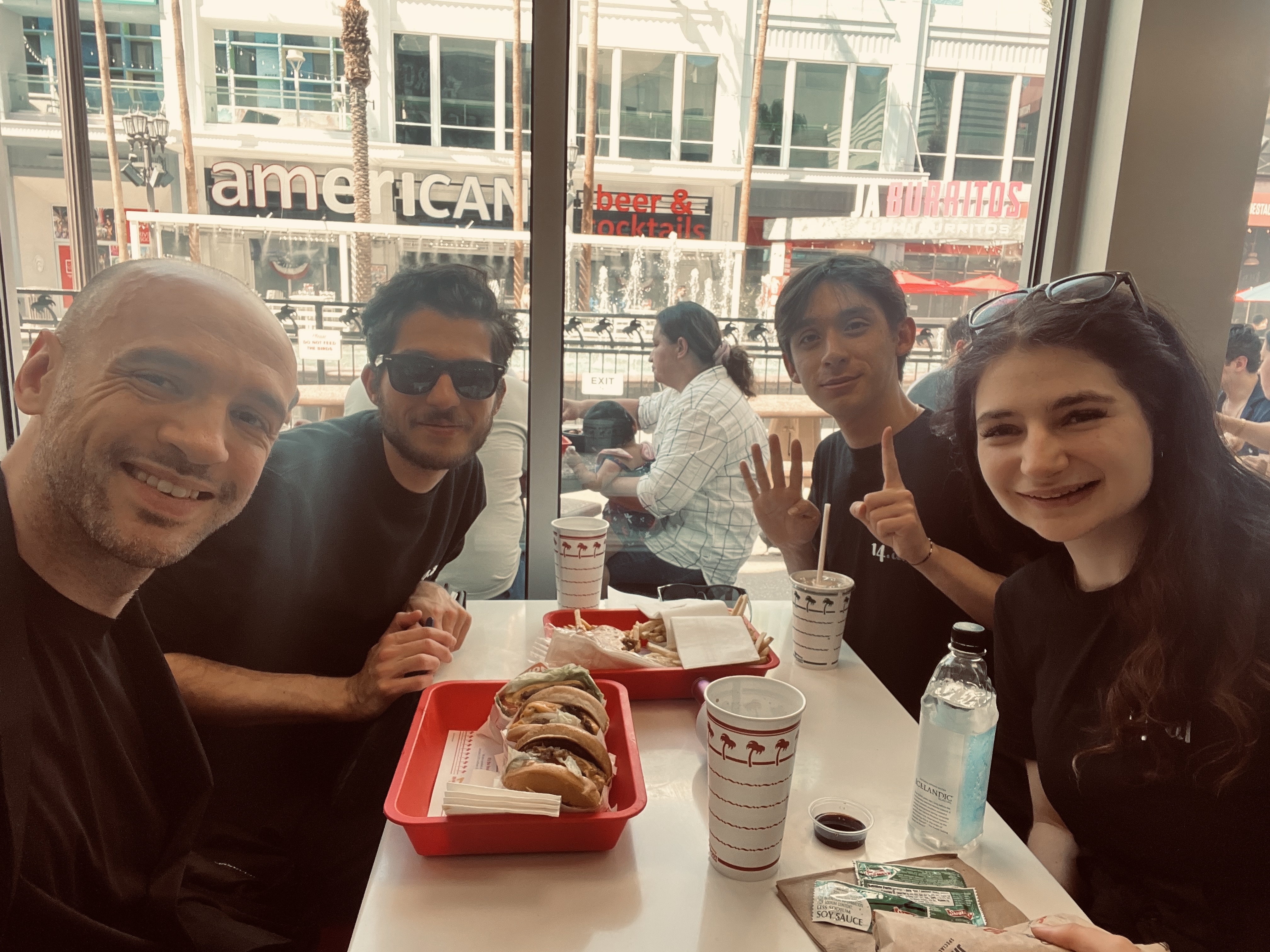 In-N-Out with the team, Vegas edition